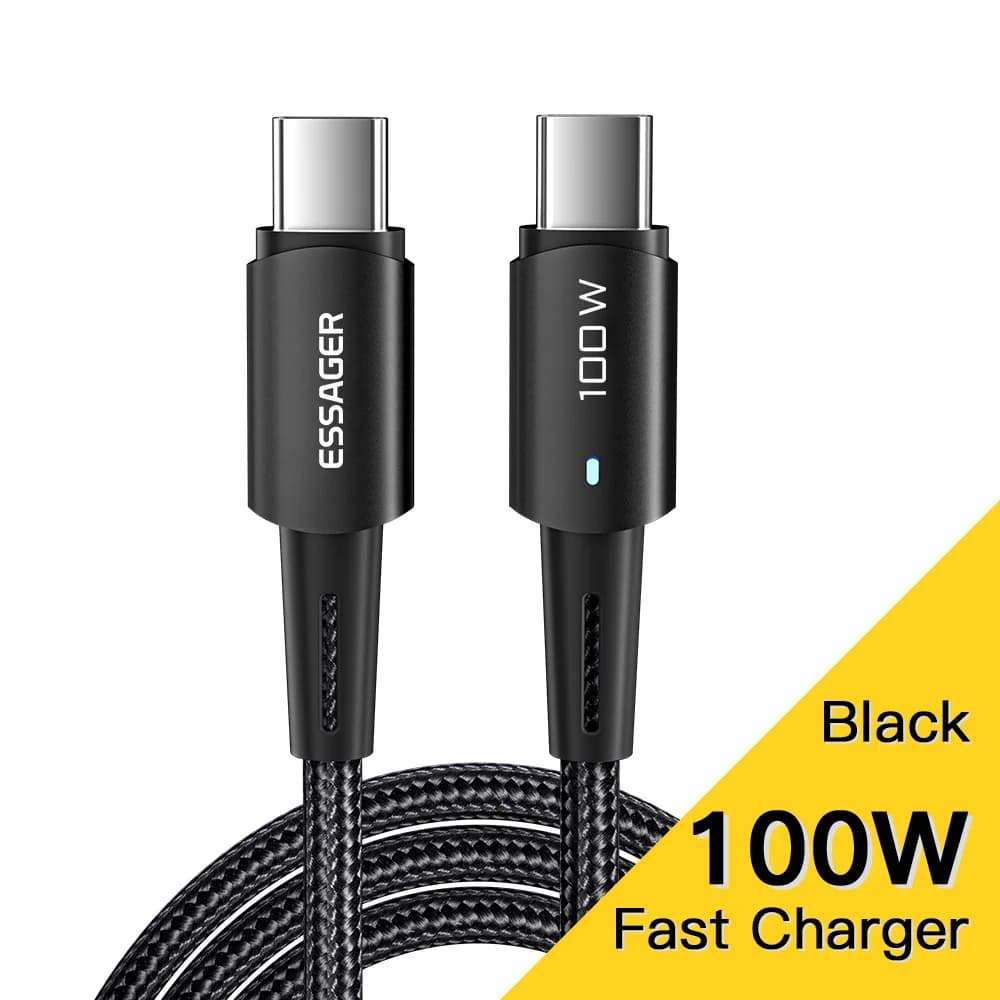100W USB-C PD Pikalatauskaapeli