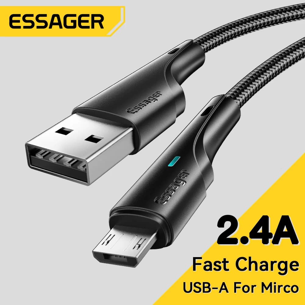 Micro USB -nopeuslatauksen datakaapeli