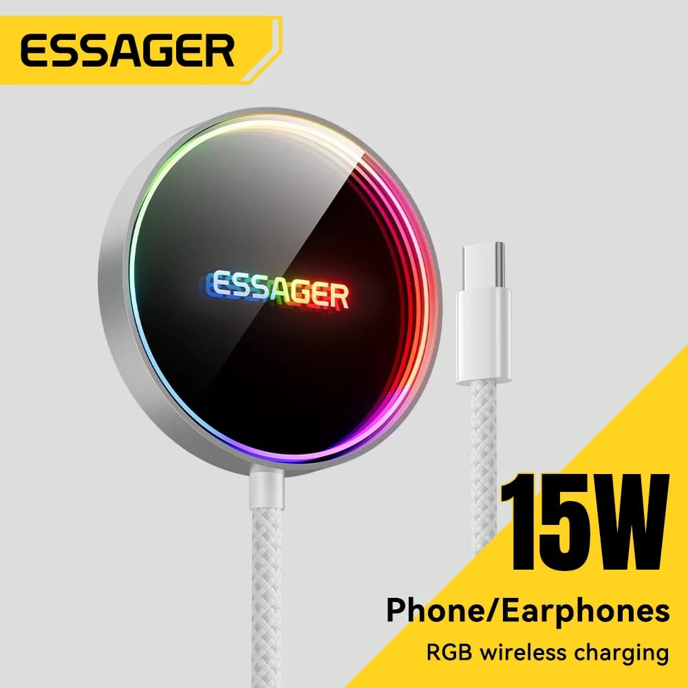 15W magneettinen RGB langaton laturi iPhoneen