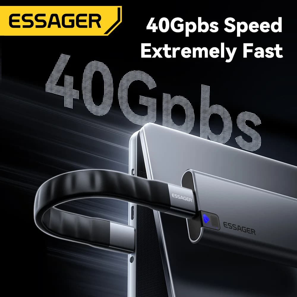 USB 4.0 Type-C -kaapeli, 240W PD, 8K-video