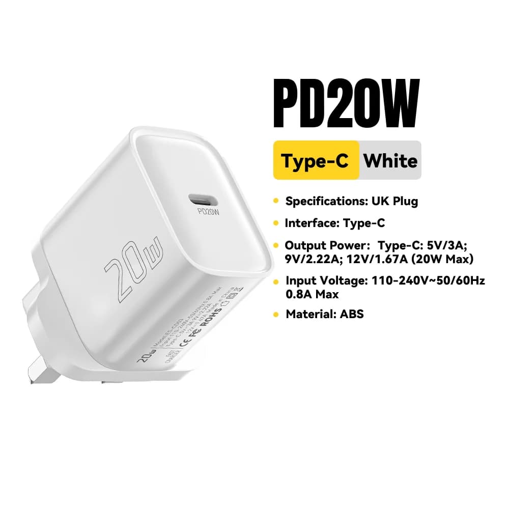 Mini 20W USB-C PD seinälaturi