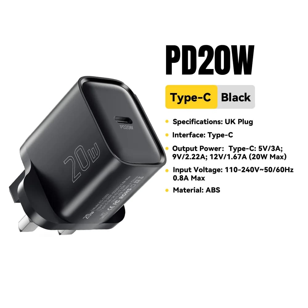 Mini 20W USB-C PD seinälaturi