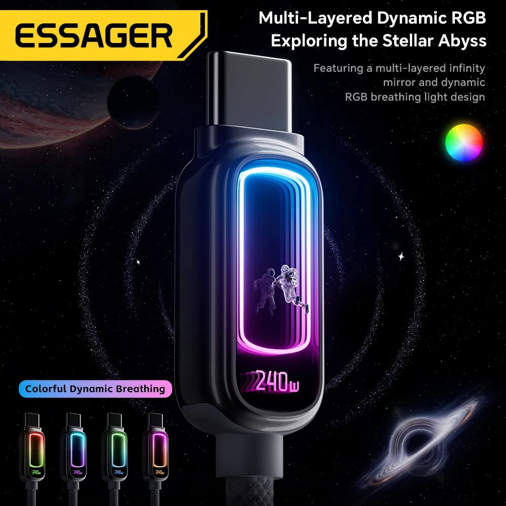 240W E-Marker USB-C USB-C PD 3.1 -kaapeli