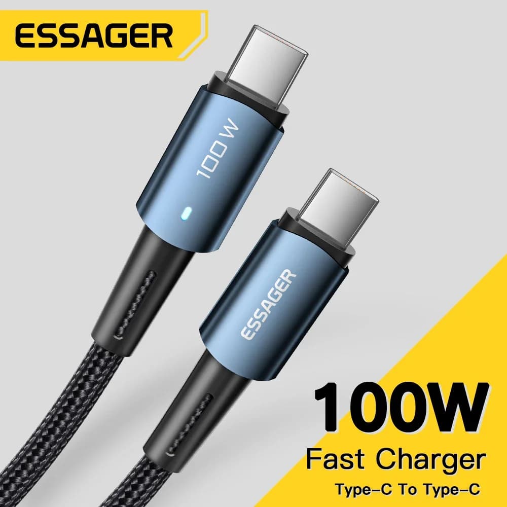 100W USB-C PD Pikalatauskaapeli