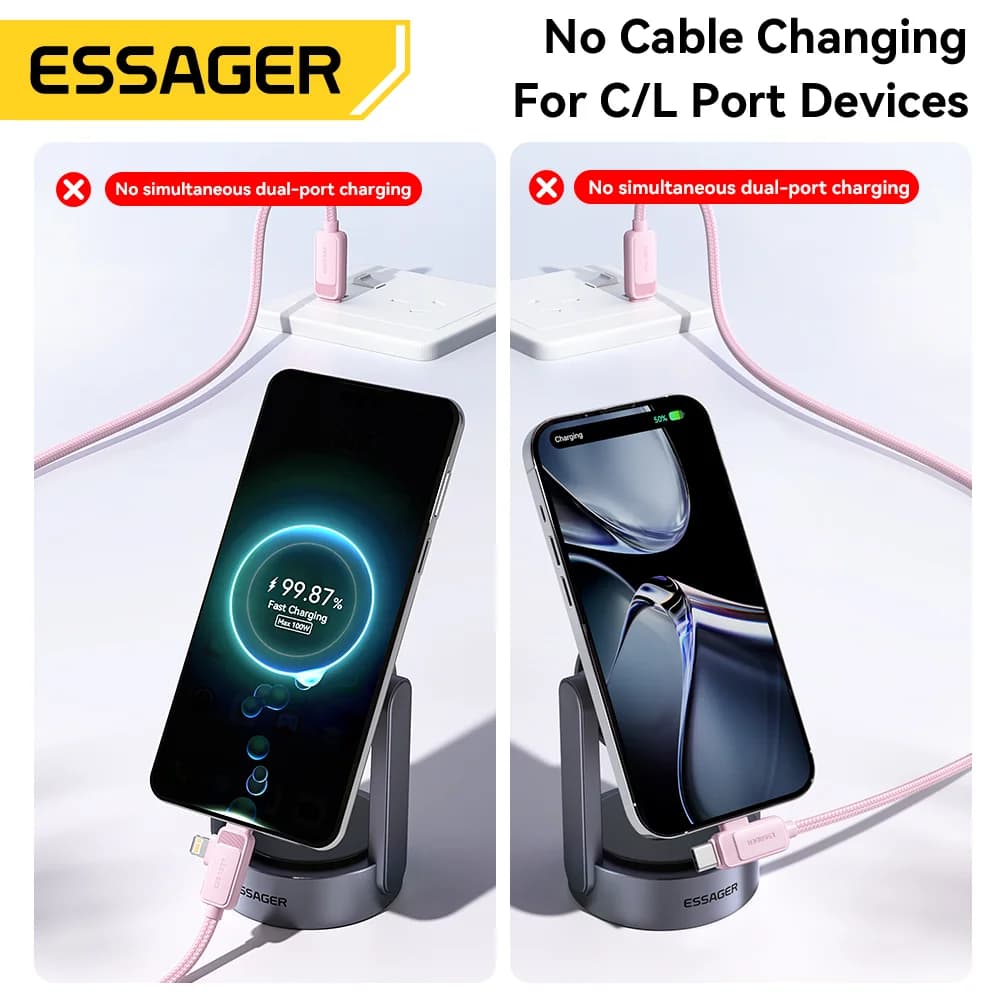 2-in-1 60W USB-C to Lightning Fast Charging Cable