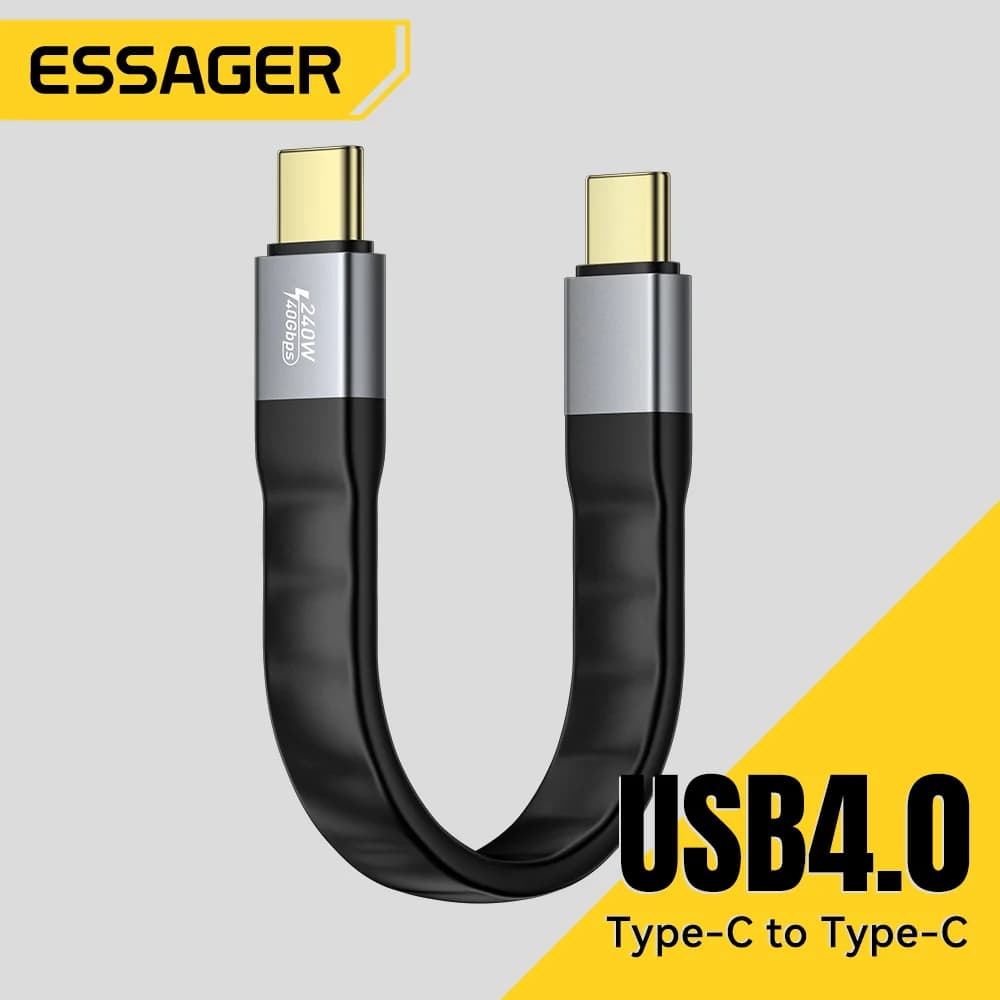 USB 4.0 Type-C -kaapeli, 40 Gbps data ja 8K video