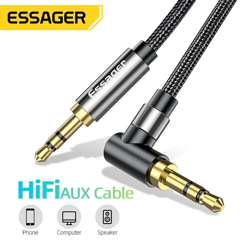 3.5 mm Hi-Fi aux-äänikaapeli kaiuttimille