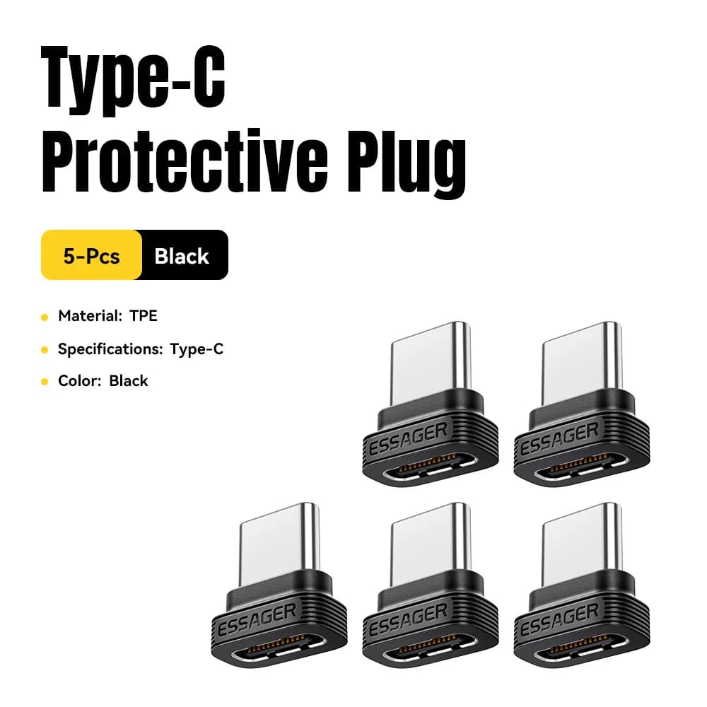 USB-C pölytulppeja OTG-tiedonsiirtotuella