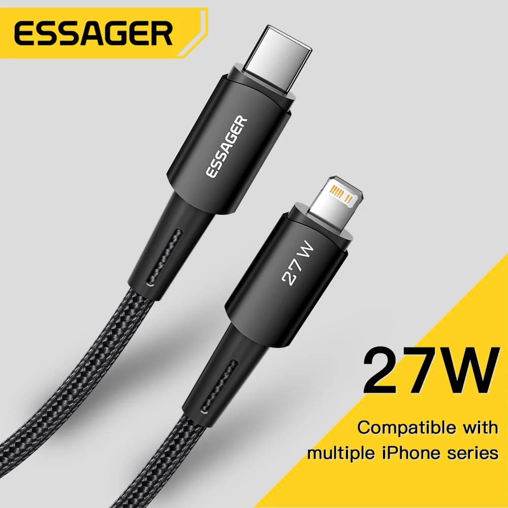 27W USB-C Lightning-pikalatauskaapeli