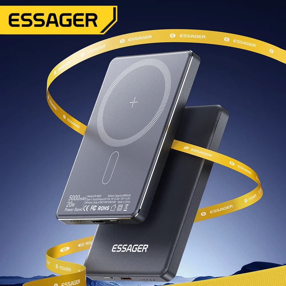 5000mAh Magneettinen langaton varavirtalähde 20W