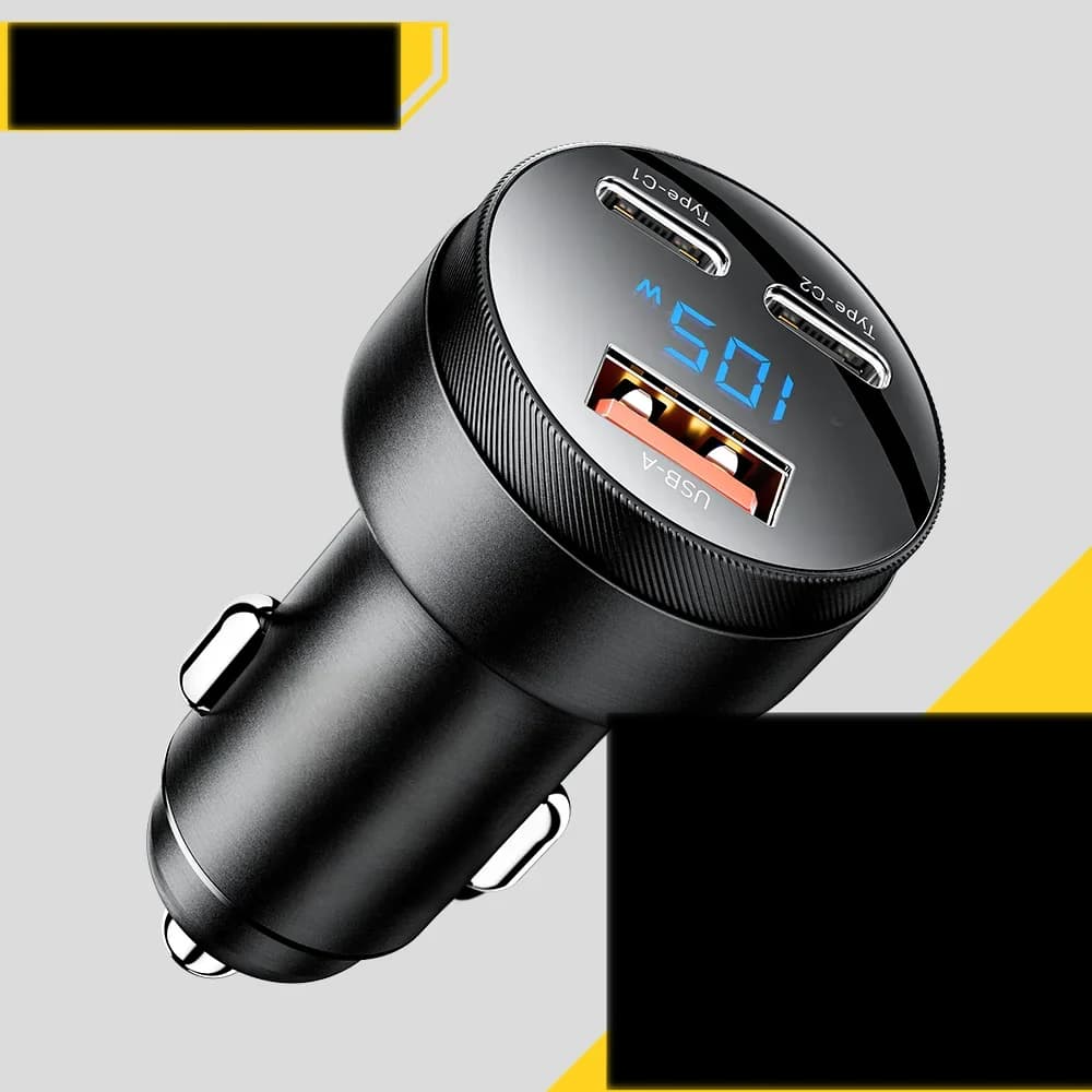 105W USB-autolaturi QC4.0 PD-pikalataus