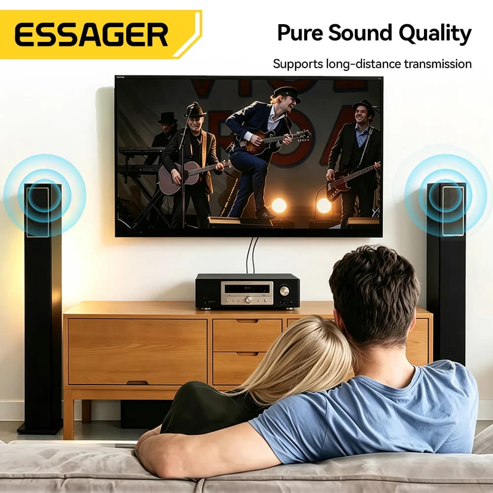 3.5 mm -> Dual RCA -äänijakaja