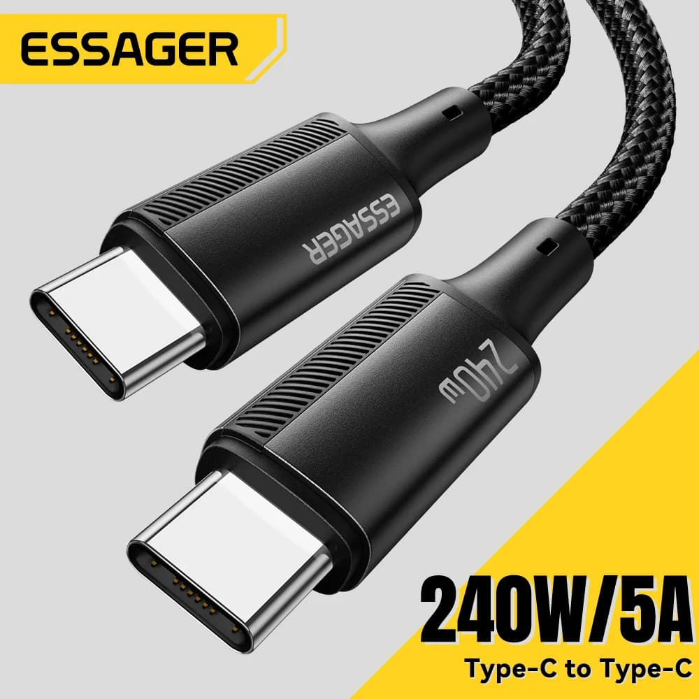 240W USB-C - USB-C PD 3.1 Super Nokea Latauskaapeli