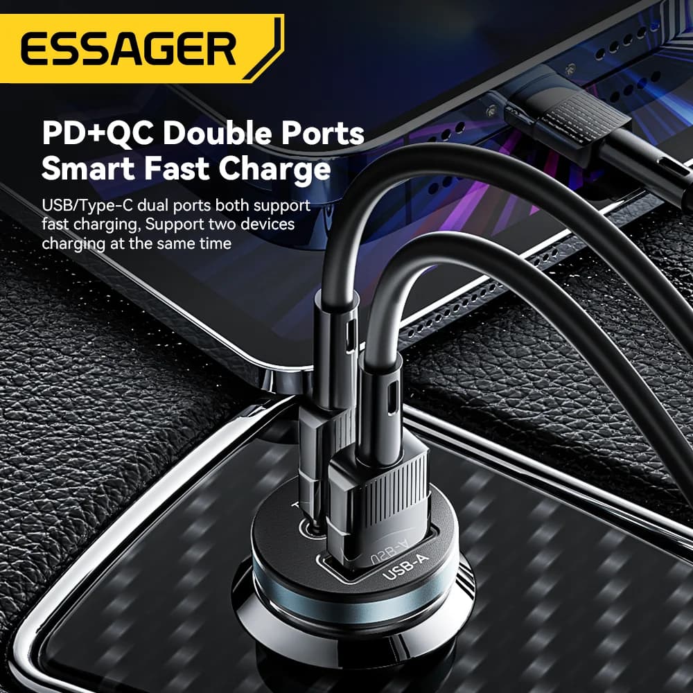 30 W USB-C-autolaturi Quick Charge 3.0 -tuella