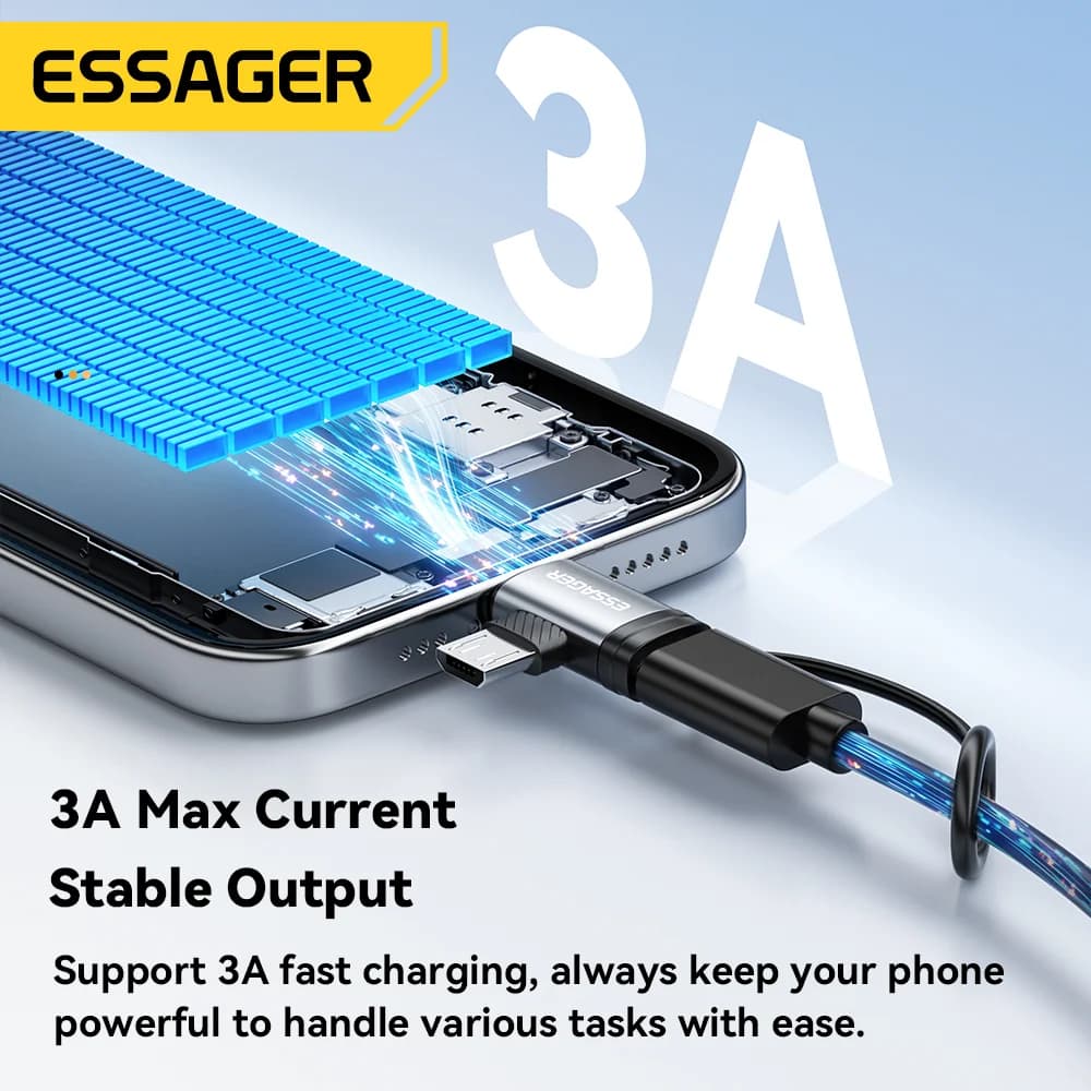 2-in-1 Lightning- ja Micro USB -adapteri